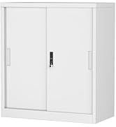 Amazon.co.jp: GangMei スチール書庫 鍵付き書庫 鍵付きキャビネット 3